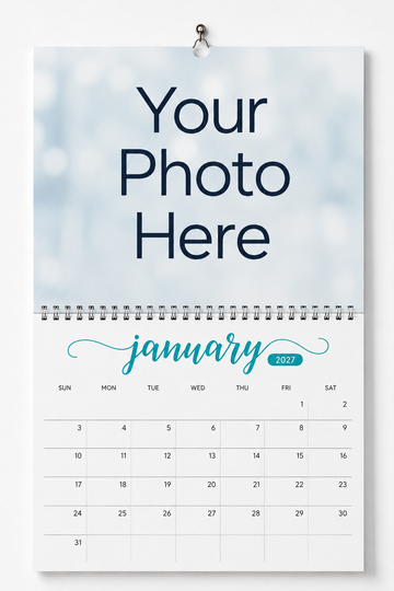 Personalized calendar month sample