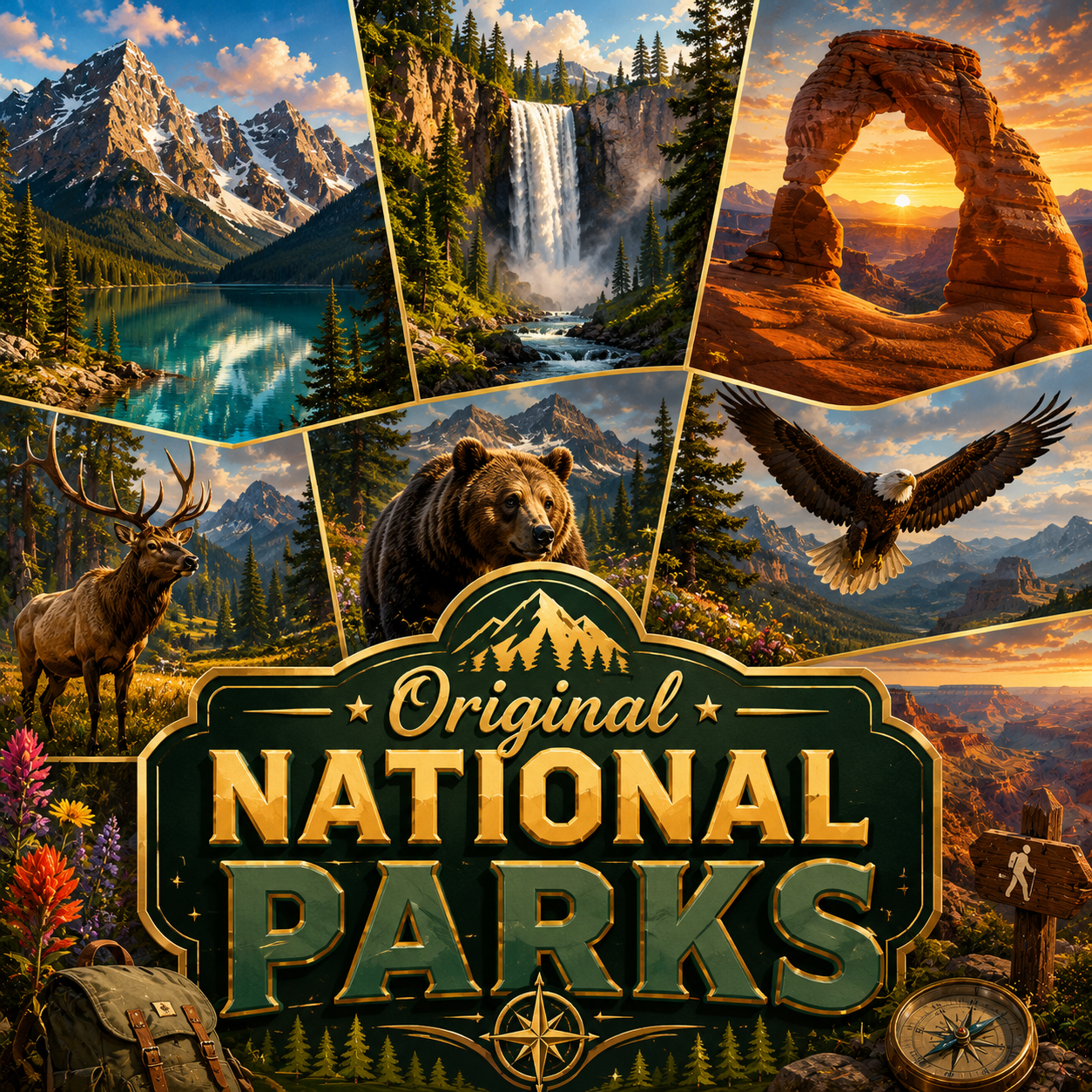 Spotlight: Vintage National Parks — Where Bold Retro Art Meets the Great Outdoors