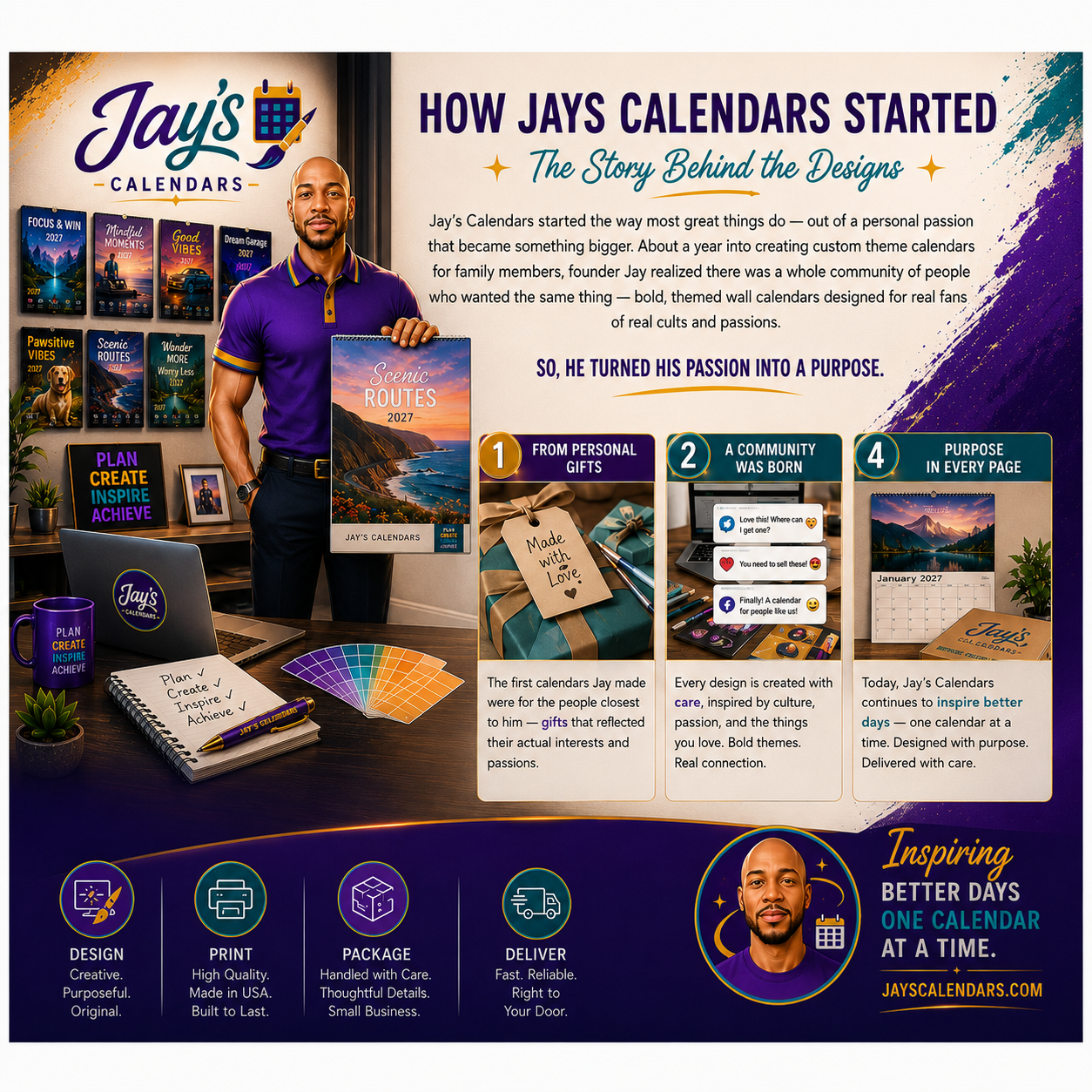 How Jays Calendars Started — The Story Behind the Designs