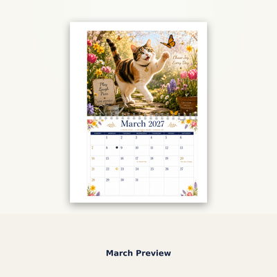 Cats of Joy Wall Calendar 2027