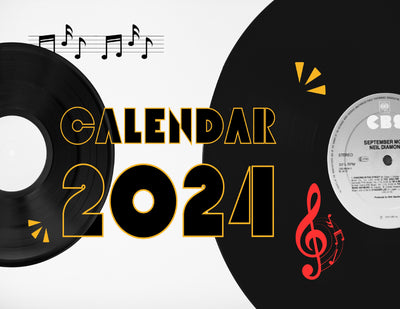 vinyl  Wall Calendar 2024