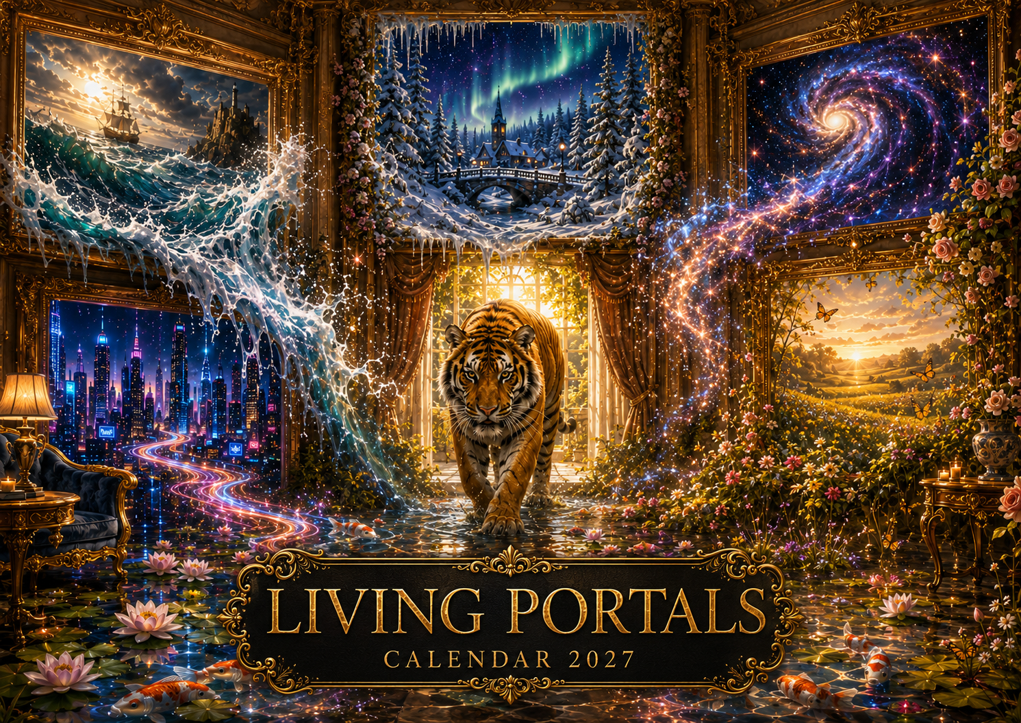 Living Portals 2027 Wall Calendar