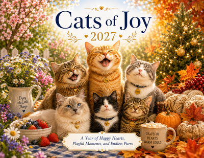 Cats of Joy Wall Calendar 2027
