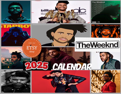 THE WEEKND 2025 Wall Calendar