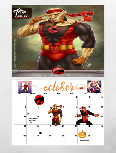 THUNDERCATS Wall Calendar 2025