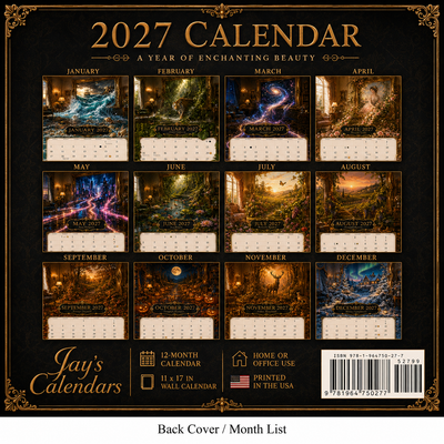 Living Portals 2027 Wall Calendar