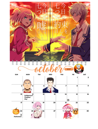 Talentless Nana Wall Calendar 2027 shown in home lifestyle setting — 2027 themed wall calendar by Jays Calendars