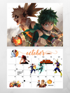 My Hero Academia 2025 Wall Calendar