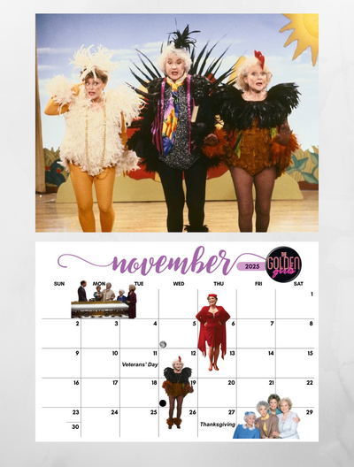 The Golden Girls Wall Calendar 2025