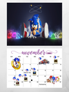 Sonic The Hedgehog 2025 Calendar