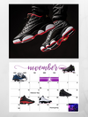 Jordan Collection Wall Calendar 2025