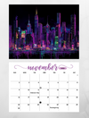 City View wall calendar