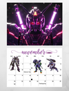 Gundam Wall Calendar 2025