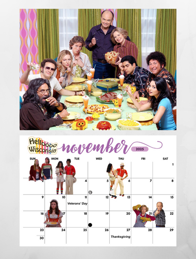 That 70s Show Wall Calendar 2025