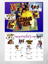 BLACK 90’s TV SHOWS 2025 Wall Calendar