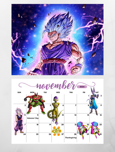 2024 Wall Calendar Dragon Ball Super DragonBall CL-017 Anime from Japan