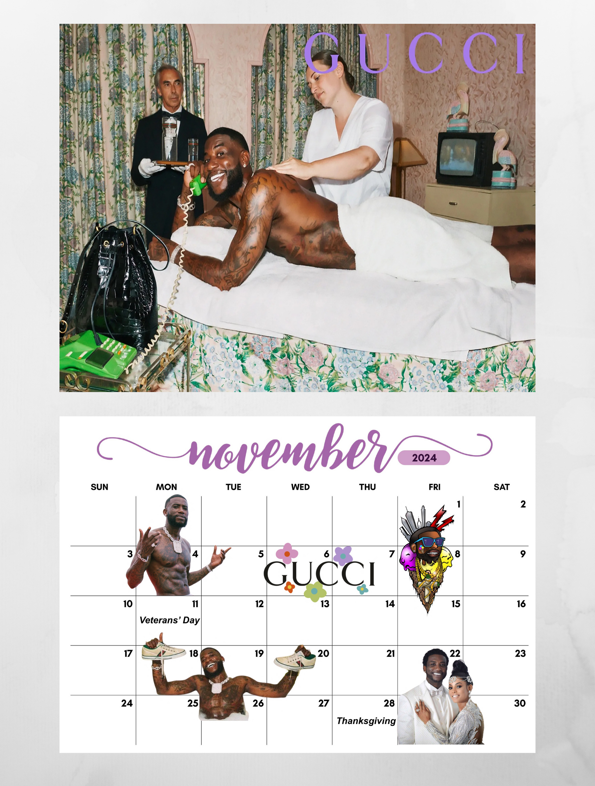 Gucci mane top backpack