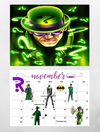 DC Super Villians 2025 Wall Calendar