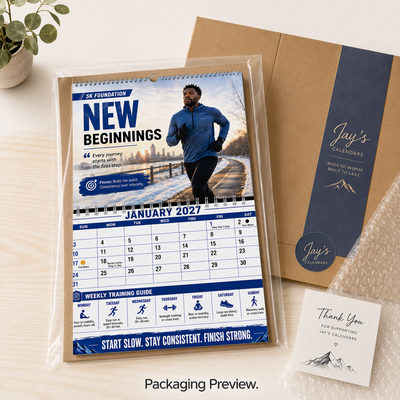 2027 Running Training Calendar — 5K, 10K, Half & Full Marathon Training Guide