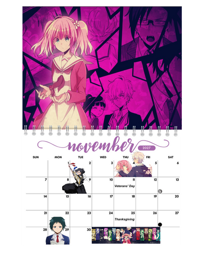 Talentless Nana Wall Calendar 2027 back cover showing all 12 months — 2027 themed wall calendar by Jays Calendars