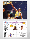 NBA legends Top 12 wall calendar 2025