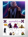 X-Men 97  Wall Calendar 2025