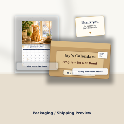 Cats of Joy Wall Calendar 2027