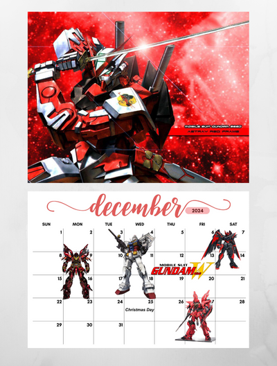Gundam Wall Calendar 2024