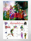 Zelda Wall Calendar 2025