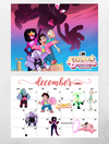 Steven Universe wall calendar 2025