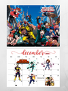 My Hero Academia 2025 Wall Calendar