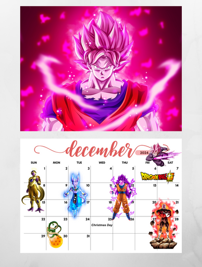 2024 Wall Calendar Dragon Ball Super DragonBall CL-017 Anime from Japan