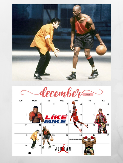 Like Mike 2025 wall calendar