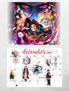 Demon Slayer 2025 Wall Calendar