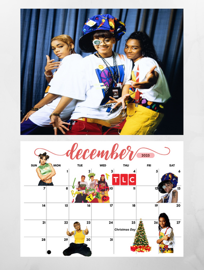 90s women of hip hop wall calendar 2025