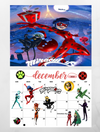 Miraculous: Tales of a Ladybug Wall Calendar 2025