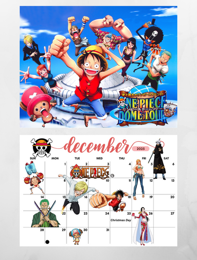 One Piece 2025 Wall Calendar