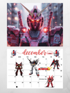 Gundam Wall Calendar 2025