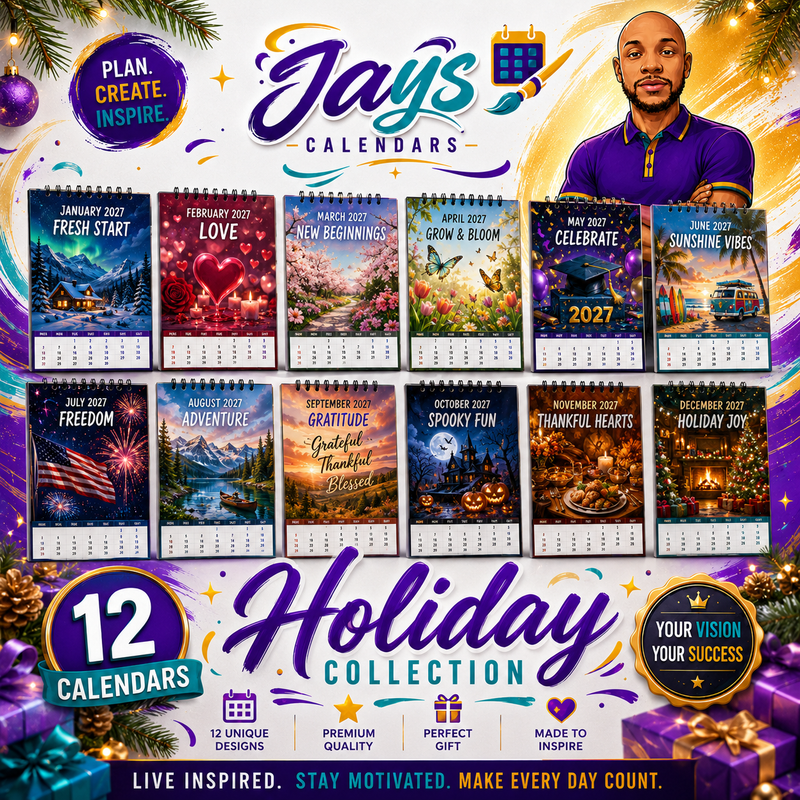 Holiday Collection — 12 Calendar Bundle Pack