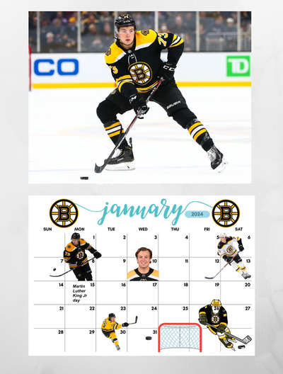 Boston Bruins Wall Calendar 2024 - Jays Calendars