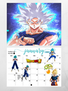 Dragonball Super Wall Calendar 2025