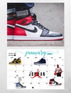 Jordan Collection Wall Calendar 2025