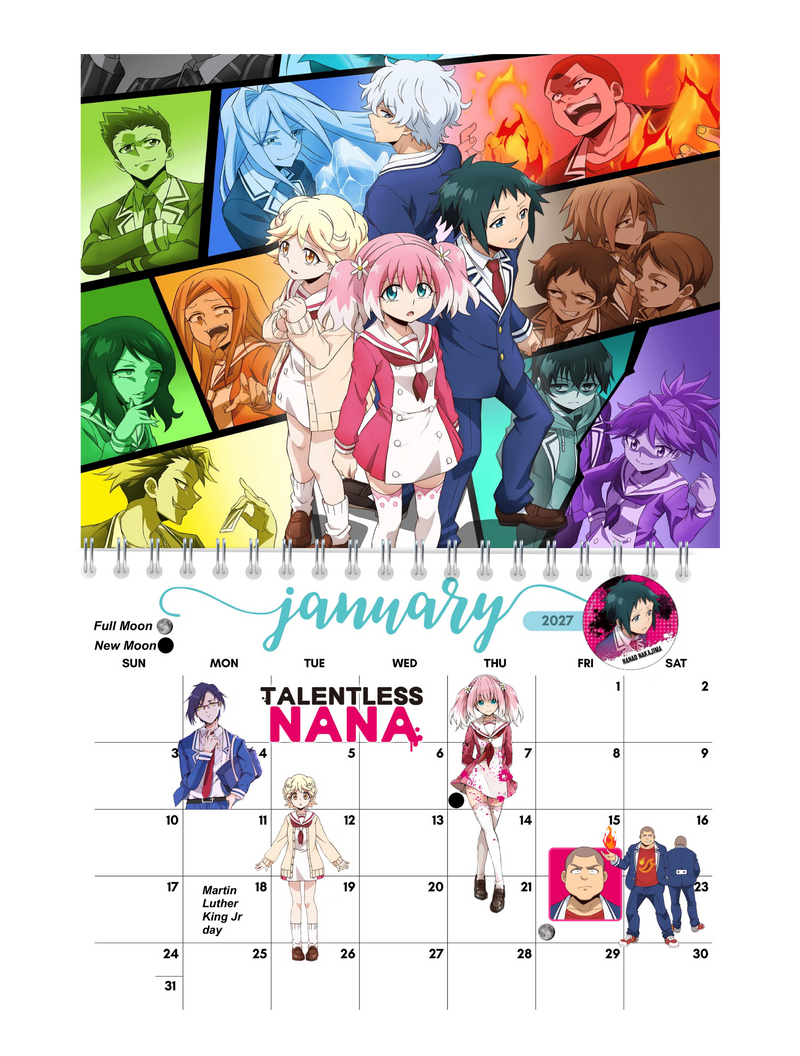 Talentless Nana Wall Calendar 2027