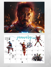 Avengers Endgame Wall Calendar 2025