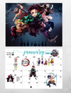 Demon Slayer 2025 Wall Calendar