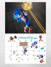 Sonic The Hedgehog 2024 Calendar