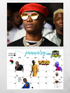 Afrobeats 2025 wall calendar