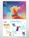 Cats wall calendar 2025