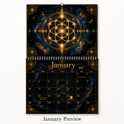 Sacred Geometry Calendar 2027