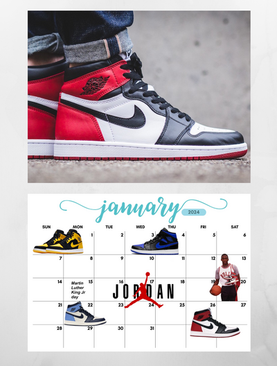 Air jordan 1 calendar sales